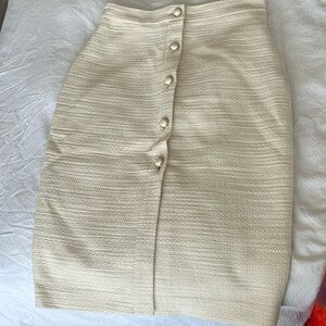 Babaton skirt midi tweed
